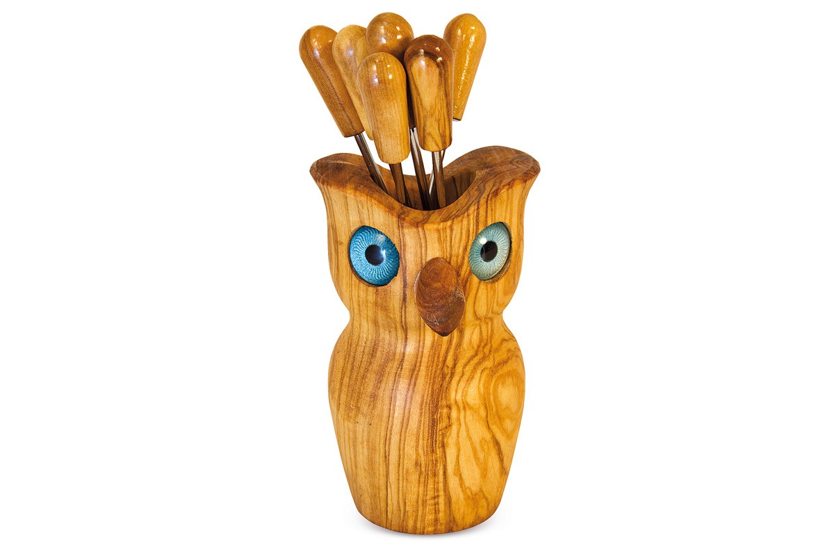 Owl fork holder 
